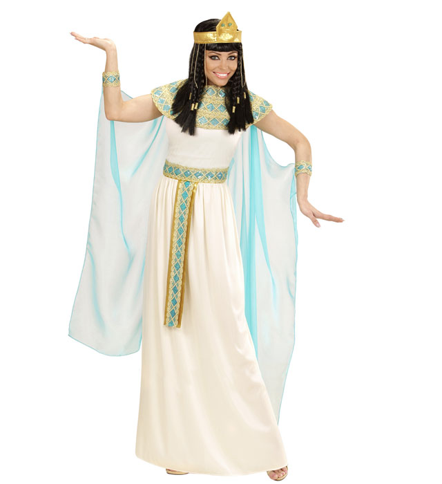 Cleopatra  Dress With Belt, Collar, Cuffs, Headpiece, Cape 