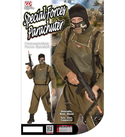 Special Forces Parachuter  Overalls, Vest, Hood 