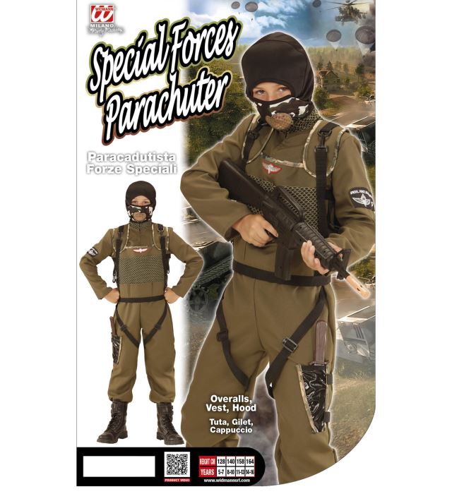 Special Forces Parachuter  Overalls, Vest, Hood 