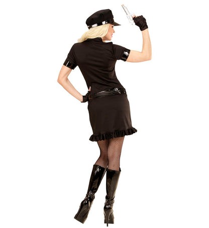 Police Officer  Dress, Belt, Tie, Fingerless Gloves, Hat 
