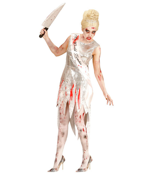 Zombie Miss World  Dress, Sash 