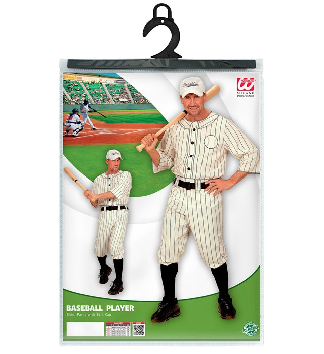 Baseball Player  Shirt, Pants With Belt, Cap 