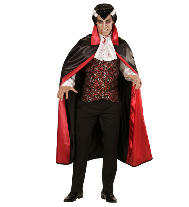 Bloody Vampire  Shirt With Vest And Jabot, Cape 
