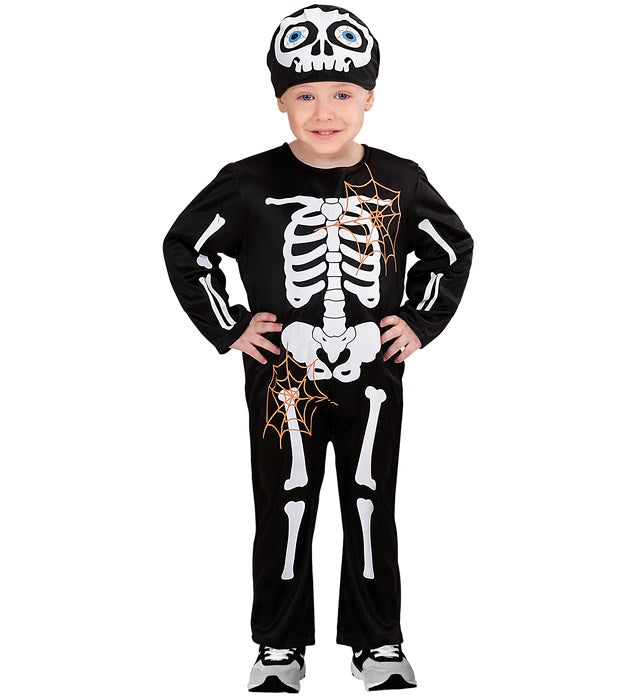 Skeleton  Jumpsuit, Headpiece 