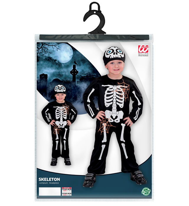 Skeleton  Jumpsuit, Headpiece 