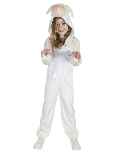 Lamb Costume Easter Dress Up Jumpsuit with Hood 1