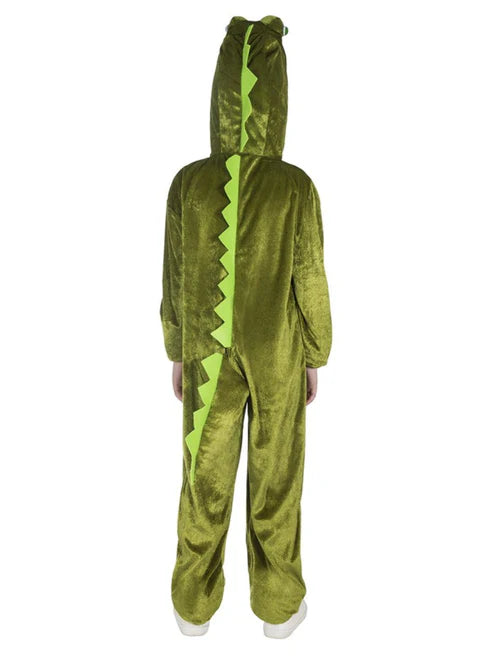 Crocodile Costume Jumpsuit with Hood for Kids