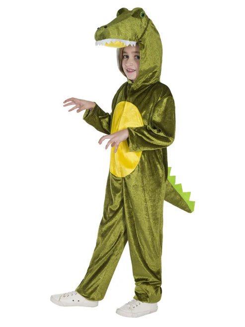 Crocodile Costume Jumpsuit with Hood for Kids