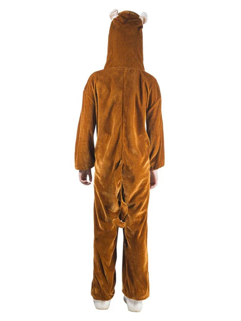 Monkey Costume Kids Dress Up Jumpsuit with Hood 3