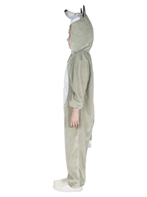 Wolf Costume Kids Dress Up Jumpsuit with Hood 2