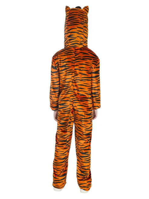 Tiger Costume Kids Dress Up Jumpsuit with Hood