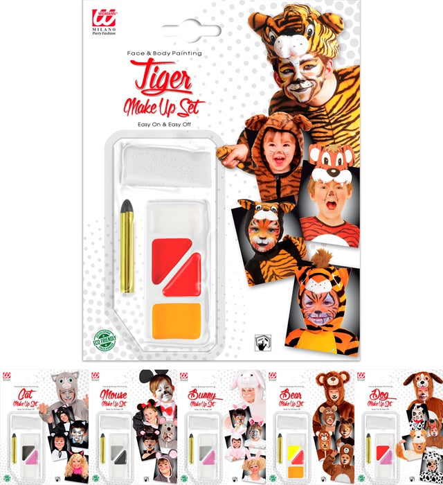 Animal Make-Up Set 6 Styles Ass.