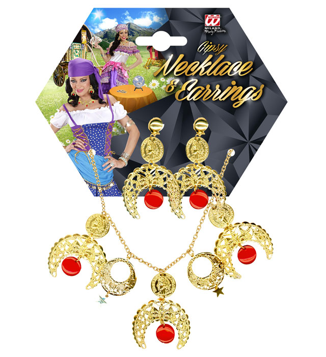 Gitana Set  Necklace, Earrings 