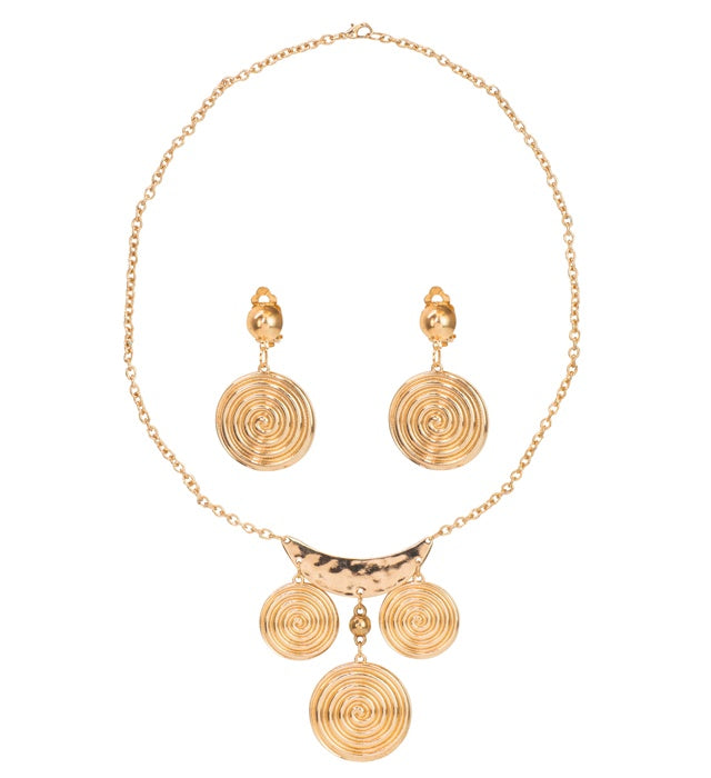 Roman Lady Set  Necklace, Earrings 
