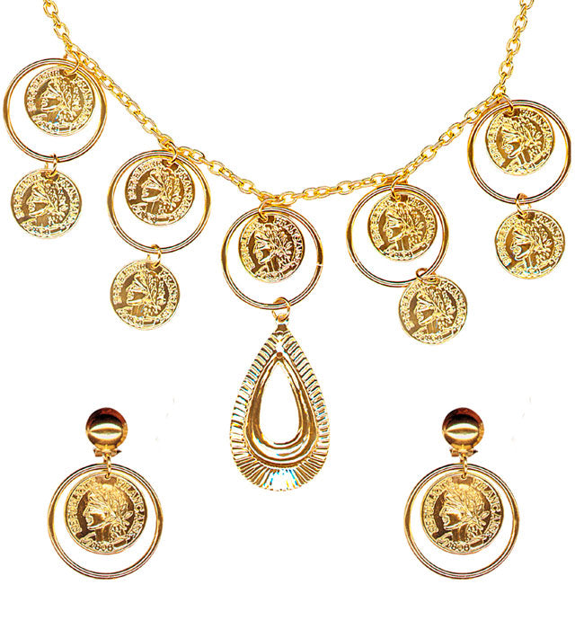 Gipsy Set  Necklace, Earrings 