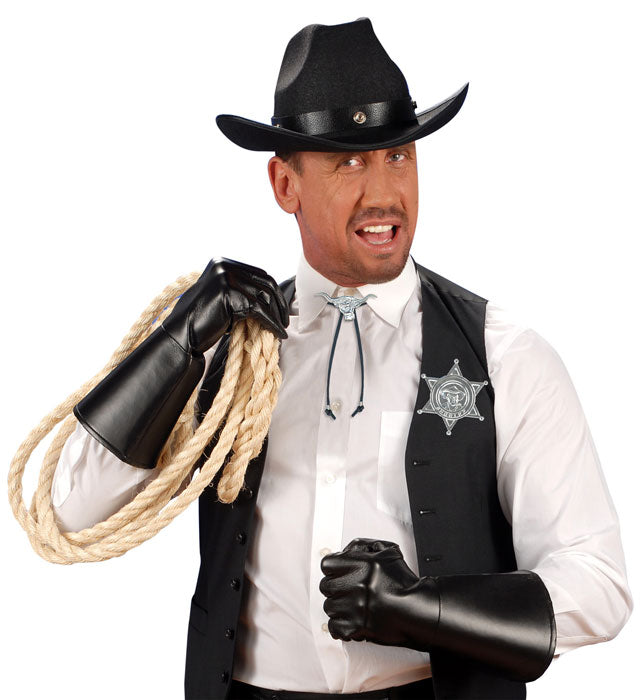 Cowboy Set  String Tie, Star 