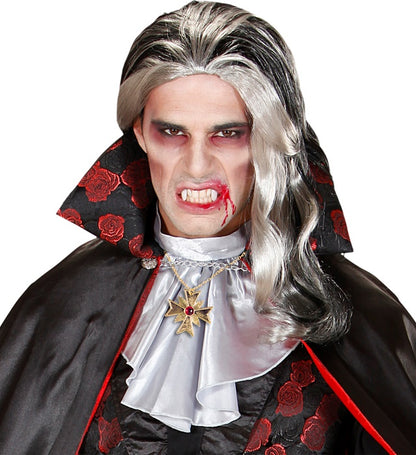 Dracula Set  Necklace With Medallion, 2 Rings 