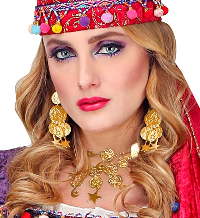 Gipsy Set  Necklace, Earrings 