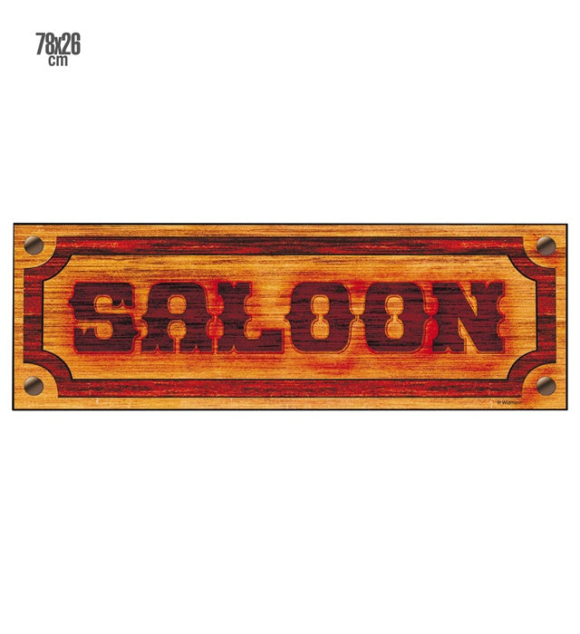 Saloon Sign 78X26 Cm