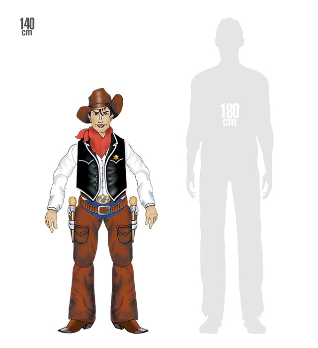 Jointed Cow-Boy H 1,40 M