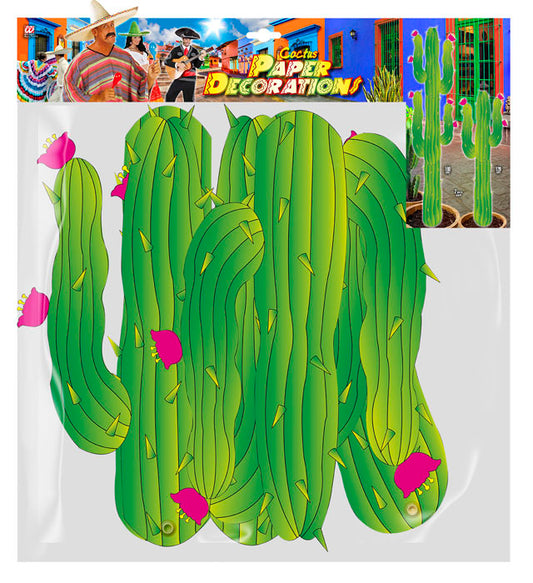 Set Of 2 Cactus H 180 And 120 Cm