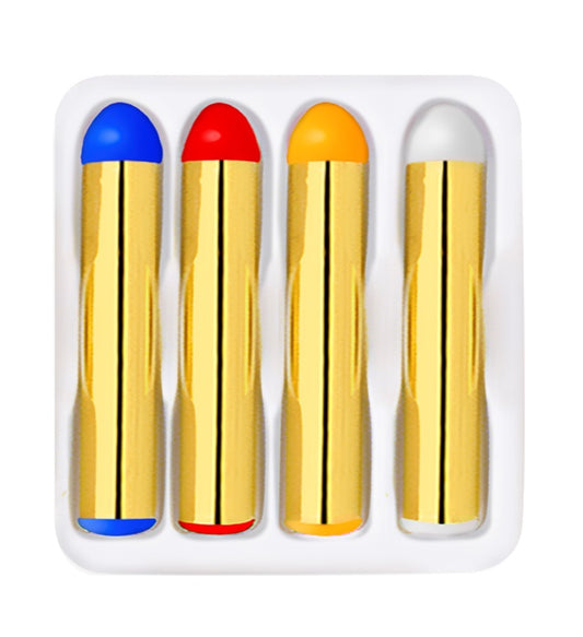 Set Of 4 Big Carnival Make-Up Sticks - 21 Ml