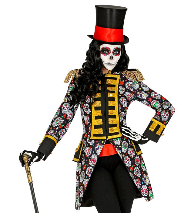 Dia De Los Muertos Parade Coat For Woman