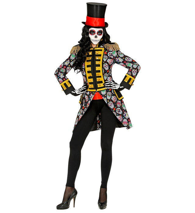 Dia De Los Muertos Parade Coat For Woman