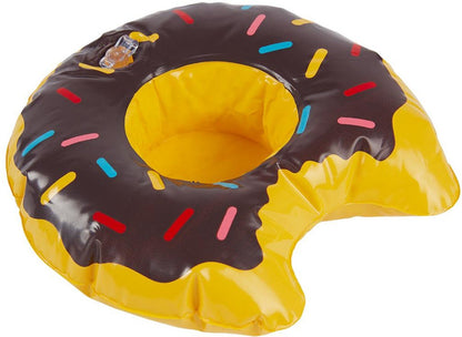 Inflatable Donut Drink Holder Rings 3 Assorted Colours 20cm 3