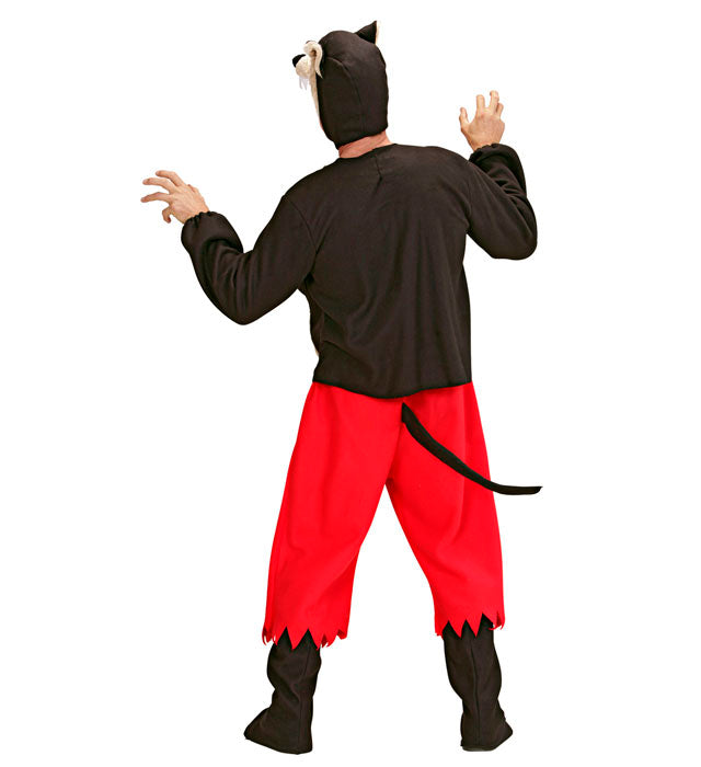 Big Bad Wolf  Stuffed Coat, Pants, Boot Covers, Headpiece With Mask 
