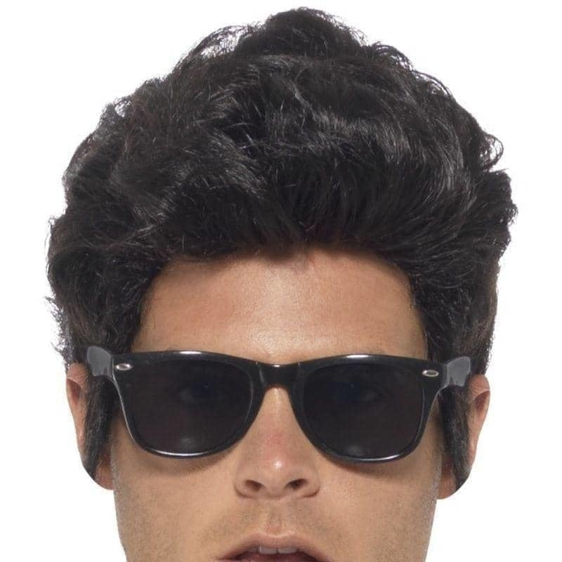 50s Style Specs Adult Black Retro Costume Accessory 1