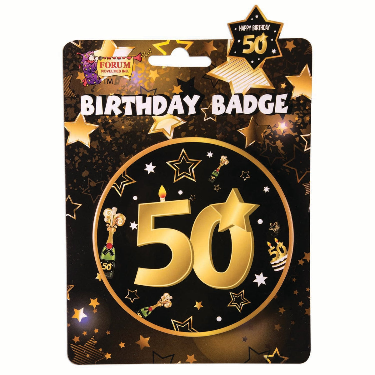 50th Birthday Badge 1