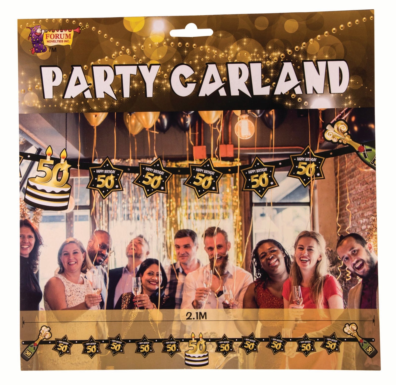 50th Birthday Party Garland Milestone Decoration 2.1m Banner 2