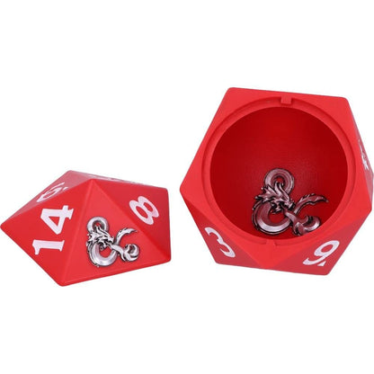 Dungeons Dragons D20 Dice Storage Box 13.5cm Officially Licensed 6