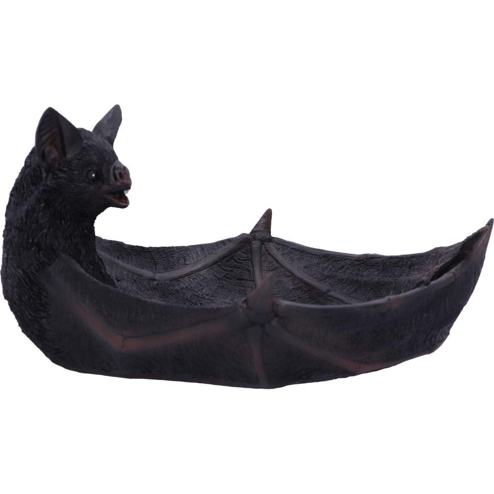 Winged Watcher Bat Trinket Holder Jewellery Dish 24.1cm