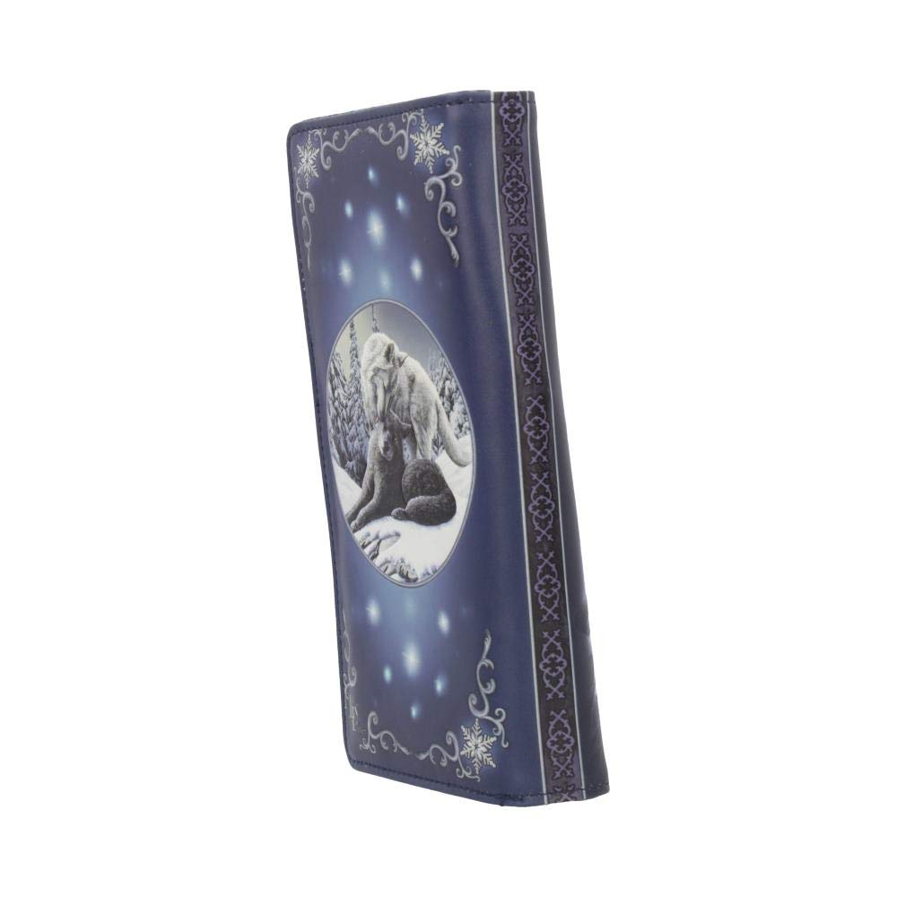 Lisa Parker Snow Kisses Wolf Embossed Purse 18.5cm