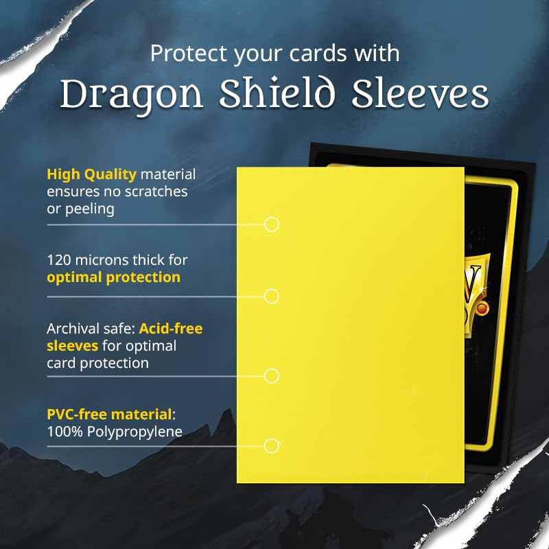 UNIT Dragon Shield The Cinderfin Brushed ART Sleeves Standard Size 100 Gaming Accessory by Arcane Tinmen 6