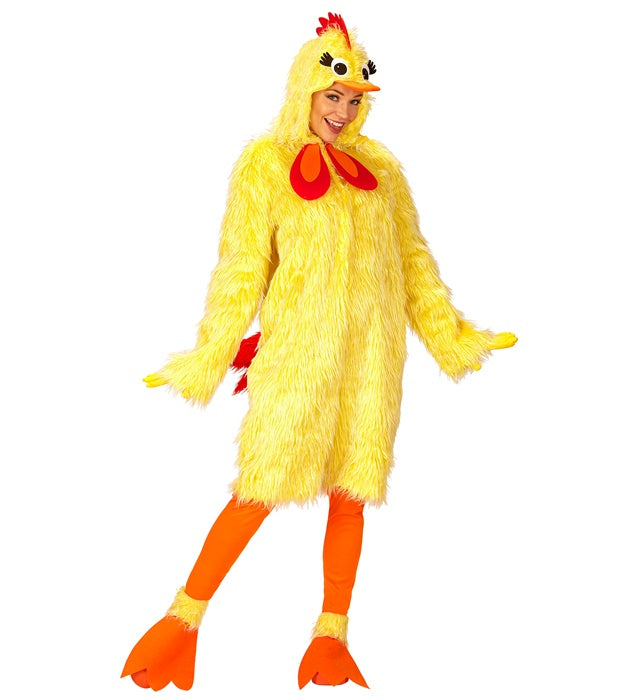 Plush Chick  Hooded Overalls, Leggings, Shoe Covers 