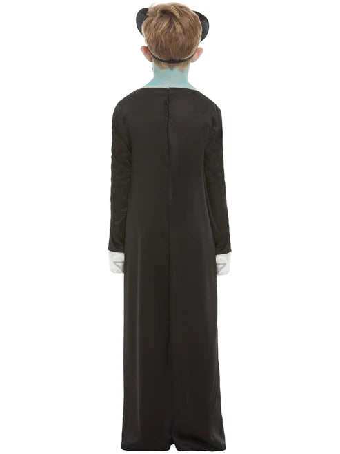 Alien Costume Child Blue Robe and Mask 4
