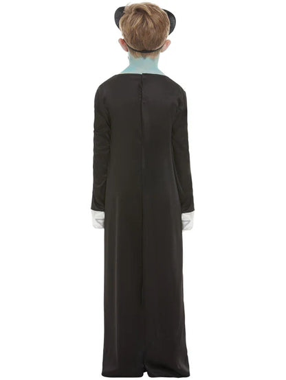 Alien Costume Child Blue Robe and Mask 4