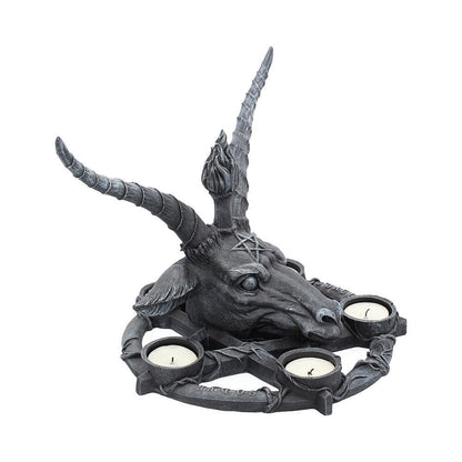 Baphomet Sabbatic Goat Diety Candle Holder 27.5cm 7