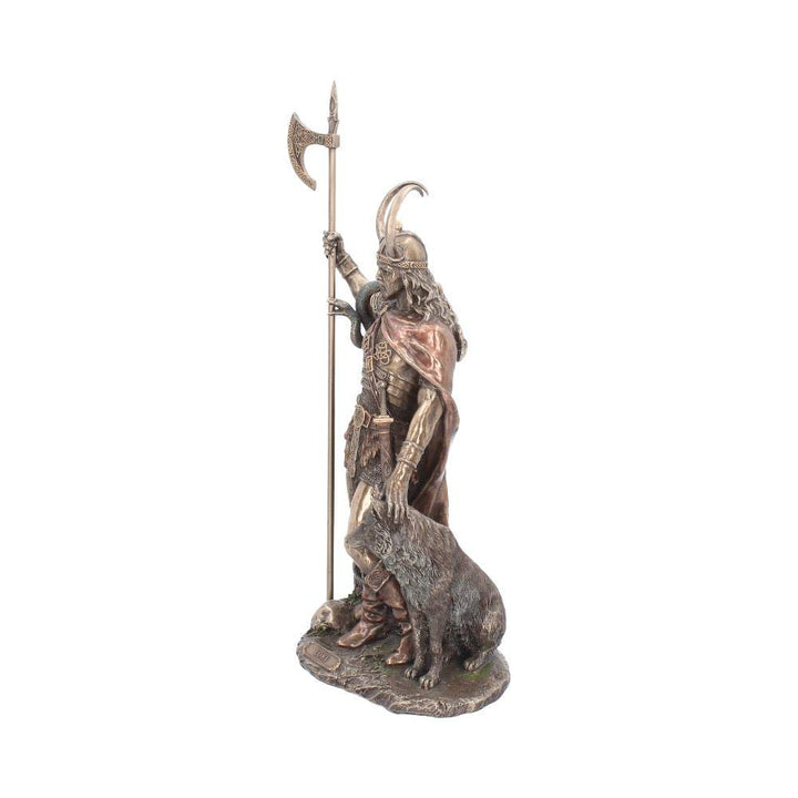 Bronzed Loki Norse Trickster God Figurine 35cm