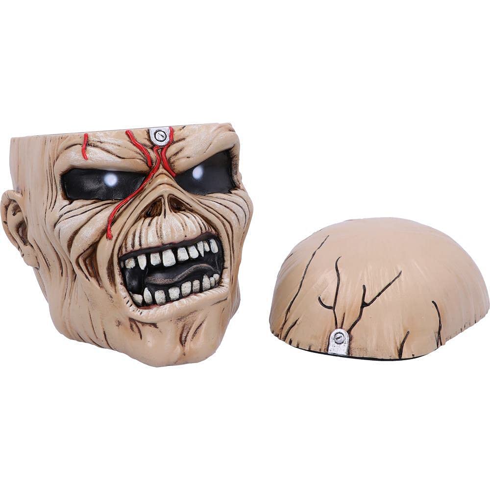 Iron Maiden Eddie The Trooper Head Trinket Box 18cm Officially Licensed