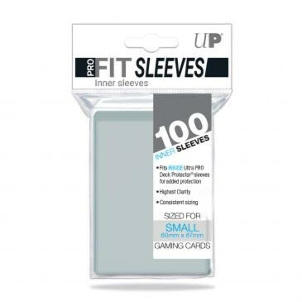 Ultra Pro 330492 Pro-Fit Sleeves Deck Protector, Clear, Small