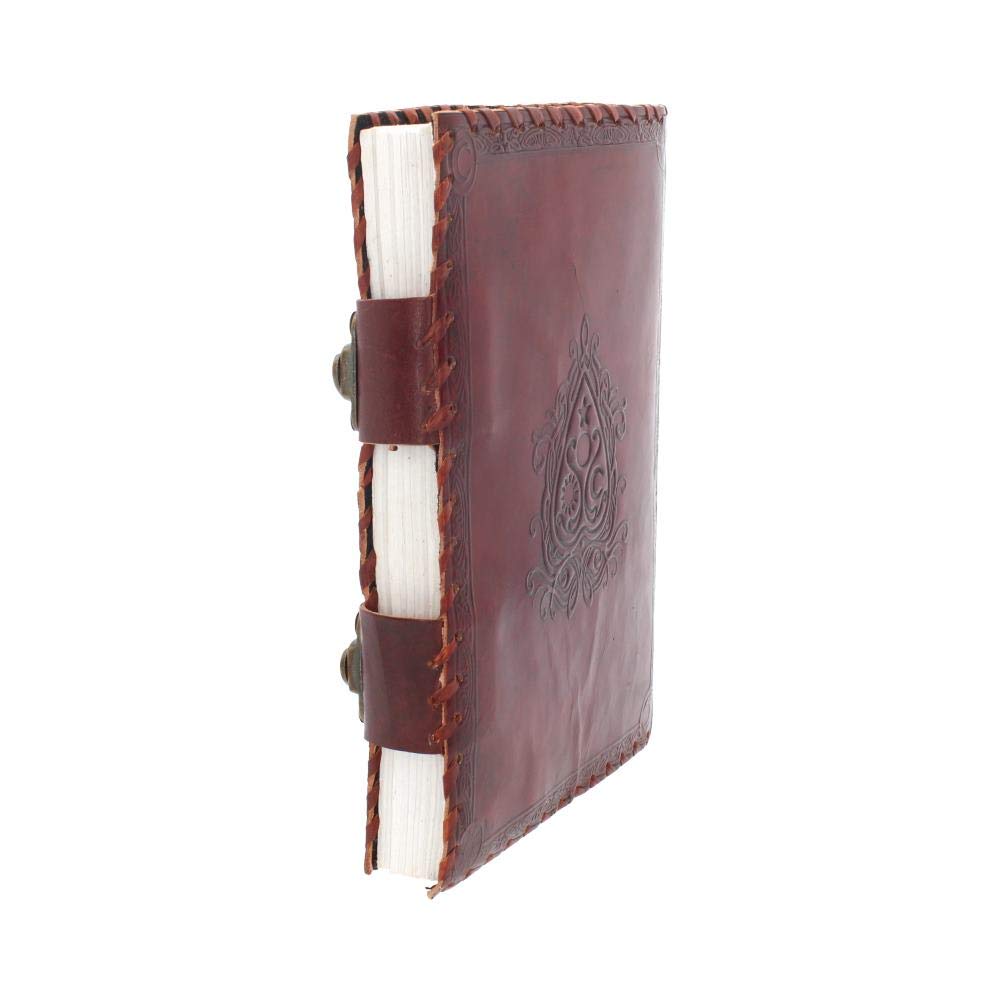 Spirit Board Clasping Embossed Leather Journal 25cm 3