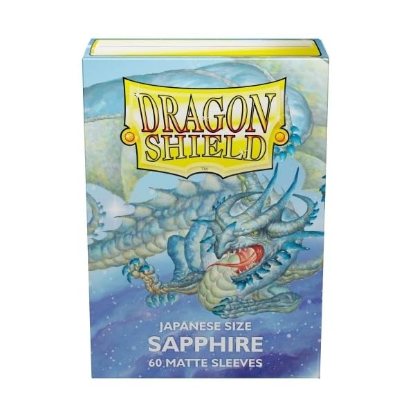 Dragon Shield Matte Japanese Size Sapphire 60 Gaming Accessory by Arcane Tinmen 3
