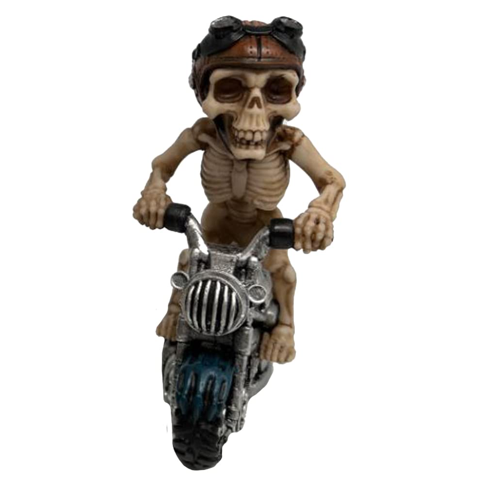 Skelecruiser Skeleton Motorbike Figurine 12.5cm 2