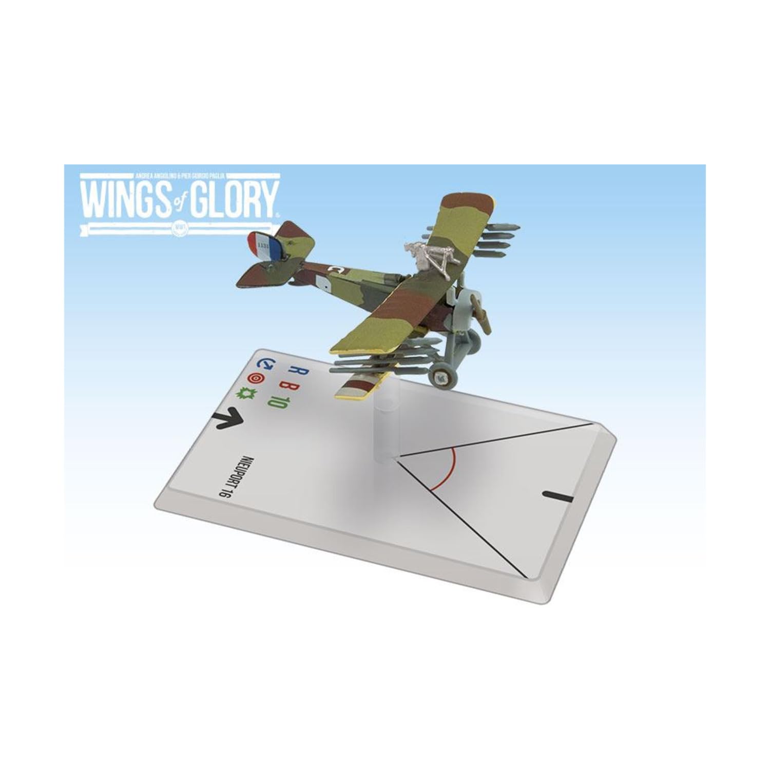 Ares Games Nieuport 16 (Escadrille Lafayette) - WGF125C Wings of Glory WW1 Airplane Pack 1
