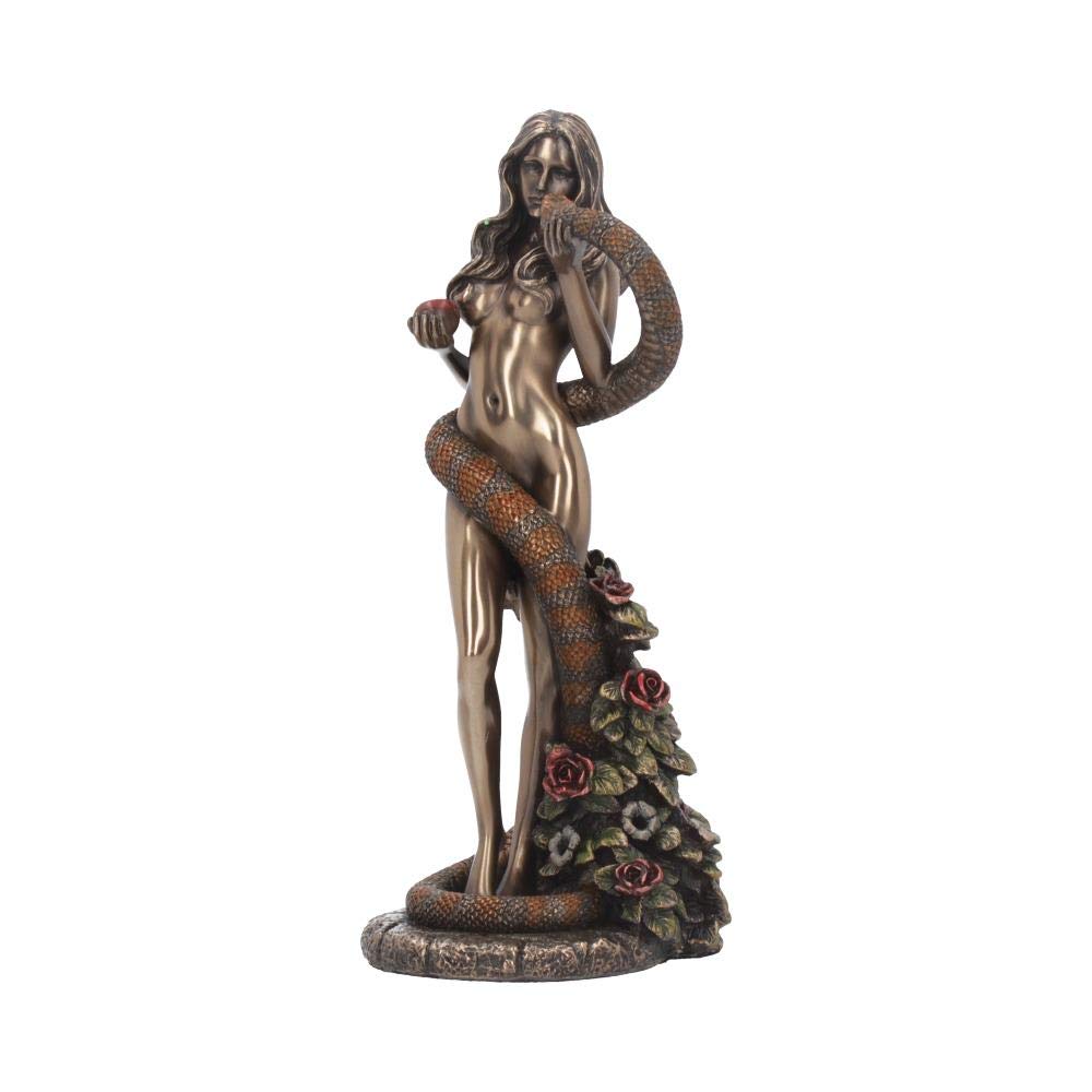 Original Sin Bronze Figurine Biblical Eve Snake Forbidden Fruit by James Ryman 20cm 2