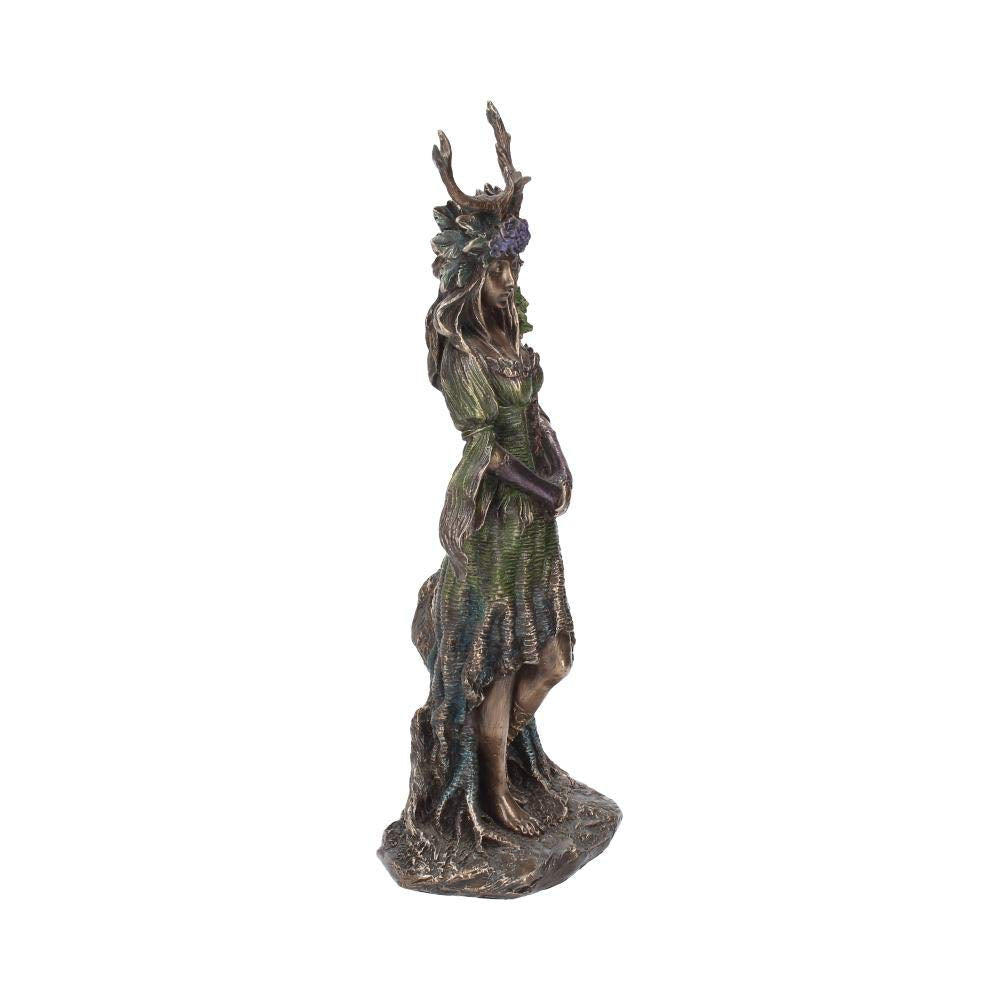 Lady of the Forest Figurine Bronze Celtic Pagan Goddess Flidais Ornament 25cm